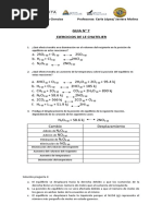 Guía 7-Ejercicios Le Chatelier