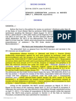 Petitioner vs. vs. Respondents: Second Division