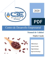 Manual de Calidad de Frijoles Casada