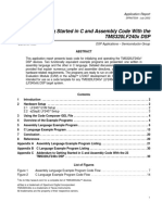 Getting Started in C and Assembly Code With The TMS320LF240x DSP