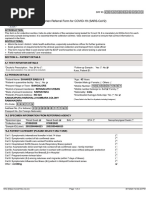 Icmr Specimen Referral Form For Covid-19 (Sars-Cov2) : (If Yes, Attach Prescription If No, Test Cannot Be Conducted)