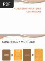 Concretos y Morteros Certificados