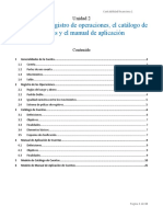 Cuenta, Registros de Operaciones, Catálogo de Cuentas y Manual de Aplicación de Cuentas