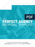 Perfect Agency Proposal Template PDF