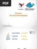 Docker For Java Developers: Sergey Morenets, 2019