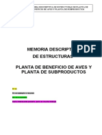 Memoria Descriptiva eSTRUCTURAS REDONDOS