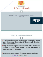 If Conditionals: Year 6 Knowledge Valley International School