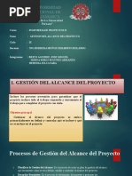 Gestion Del Alcance Del Proyecto