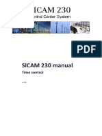 SICAM 230 Manual: Time Control