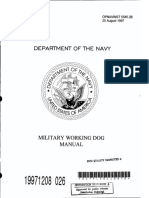 Militairy Working Dog ManualADA332189