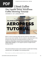 AeroPress Coffee Brewing Tutorial