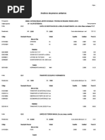 Análisis de Precios Unitarios: Página