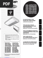 GS-XP07FR GS-XP09FR GS-XP12FR GS-XP18FR GS-XP24FR GS-XP27FR: Floor/Ceiling Type Room Air Conditioner