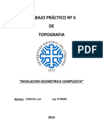 Trabajo Practico de "Nivelacion Geometrica Compuesta"