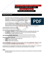 DERECHO ROMANO, Primer Parcial