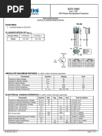 Features TO-92: 0.8A, 35V NPN Plastic-Encapsulated Transistor Elektronische Bauelemente