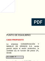 Caso Punto de Equilibrio Cristobal Escobar Maria