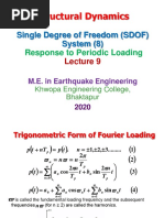 Lecture 9 SD Single Degree of Freedom System Periodic Loading