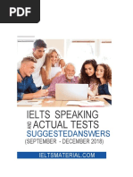 Ielts Speaking: Actual Tests