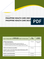 Philippine Health Care and The Philippine Health Care Delivery System