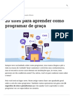 20 Sites para Aprender Como Programar de Graça - Hostinger Tutoriais PDF