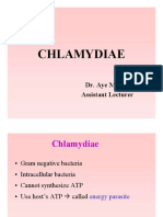 Chlamydiae: Dr. Aye Mi San Assistant Lecturer