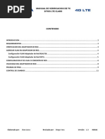 Manual de Verificación de TX Sitios LTE Claro V1.0 PDF