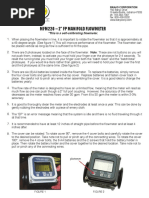 Mfm220 - 2" FP Manifold Flowmeter: This Is A Self-Calibrating Flowmeter