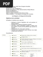 Actividad 7 Las Lenguas y La Lengua de Cervantes