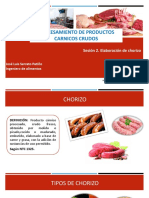 Sesion 2. Elaboracion de Chorizos.