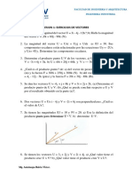 Ejercicio de Fisica 2020-Ii Vectores PDF