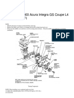 Timing Belt: 2000 Acura Integra GS Coupe L4 1.8L Dohc Mfi