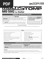 Manual Zoom MS-50G PDF