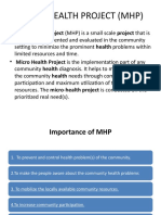 7.micro Health Project (MHP)