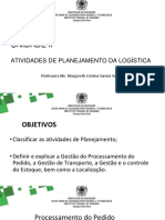 Gestão Logística - UNID. I - Aula 2 - Introdução À Gestão Logística - 23 Slids