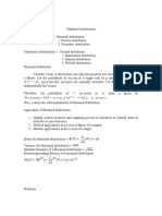 12...... Probability - Standard Distributions