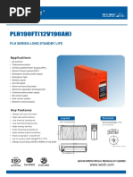 PLH190FT (12V190AH) : PLH Series-Long Standby Life