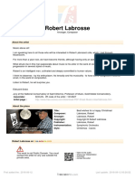 Robert Labrosse: About The Artist