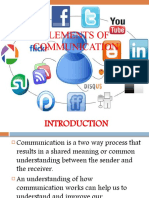 Elements of Communication