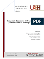 Guia para La Elaboracion Del Proyecto Terminal MTE