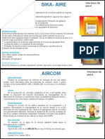 Fichas Tecnicas de Aditivos PDF