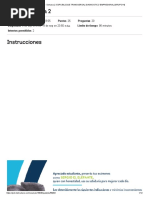 Quiz 1 - Semana 2 - ESPC - BLOQUE TRANSVERSAL-DIAGNOSTICO EMPRESARIAL - (GRUPO14)