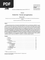 PARAFAC. Tutorial and Applications: Elsevier