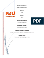 Actividad de Aprendizaje 2. Aplicación Laboral de Proceso de Cambio