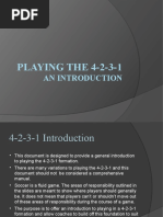 Playing The 4 2-3-1 (Updated 9-29-15) - ORIGINAL