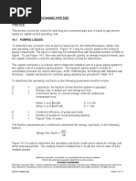 14.0 Selection of Economic Pipe Size Preface: Ne KSC Factor Cost Energy