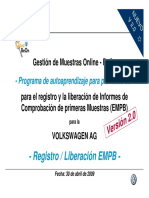 BeOn Programa de Autoaprendizaje - Registro y Liberacin EMPB