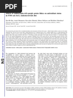 Effects of Anthocyanin-Rich Purple Potato Flakes On Antioxidant Statu