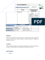 Procedimiento de Man Lift