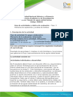 Guia de Actividades y Rúbrica de Evaluación - Unidad 2 - Fase 3 - Hidráulica de Captaciones y Pruebas de Bombeo